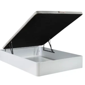 Stylish oak ottoman bed - single size
