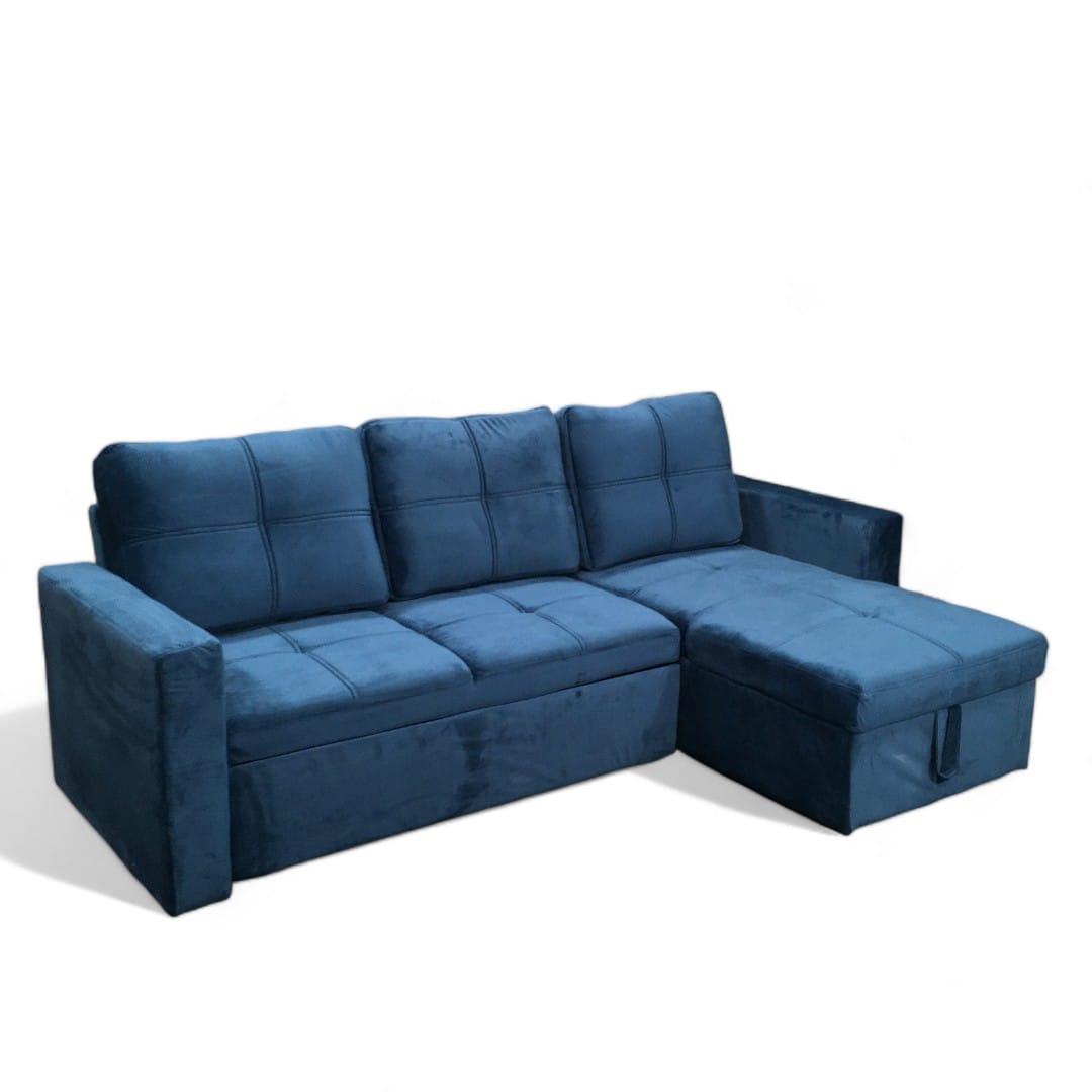 Corner Sofa Bed with Storage - Sleeper Sofa - 215cm - Image 13