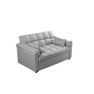 Modern Grey Pull-out Sofa Bed