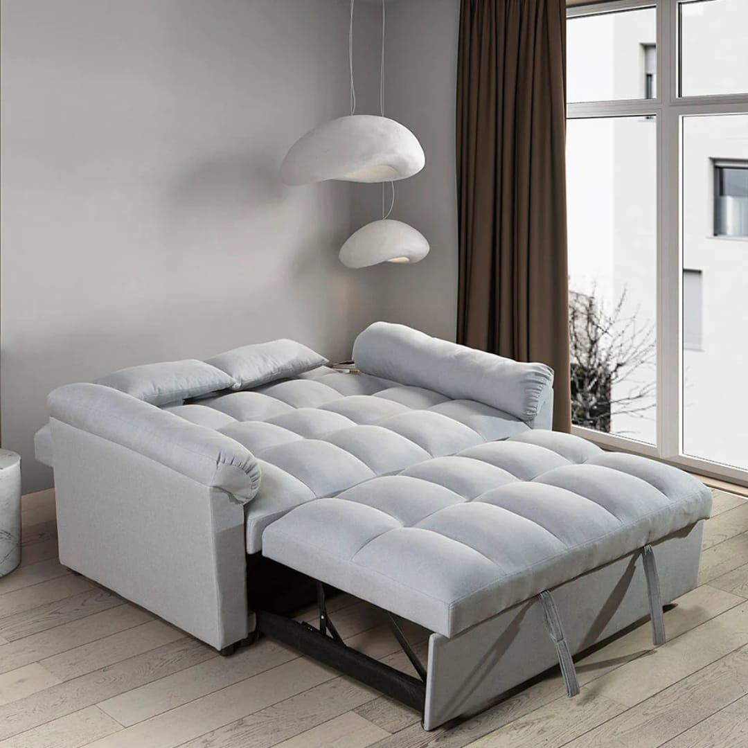 Pull out Sofa Bed in Grey