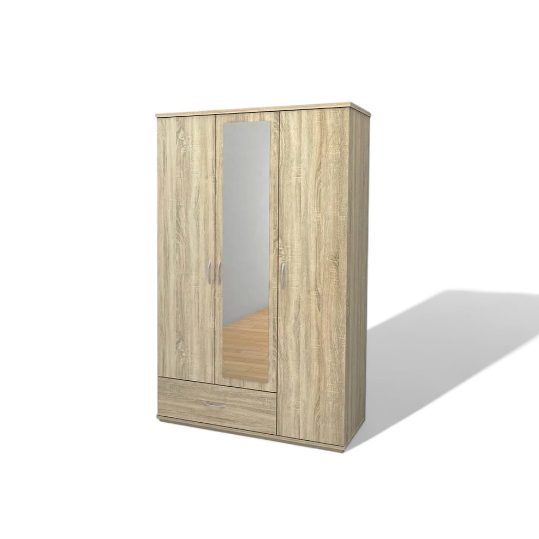 Mirror and Drawer Wardrobe