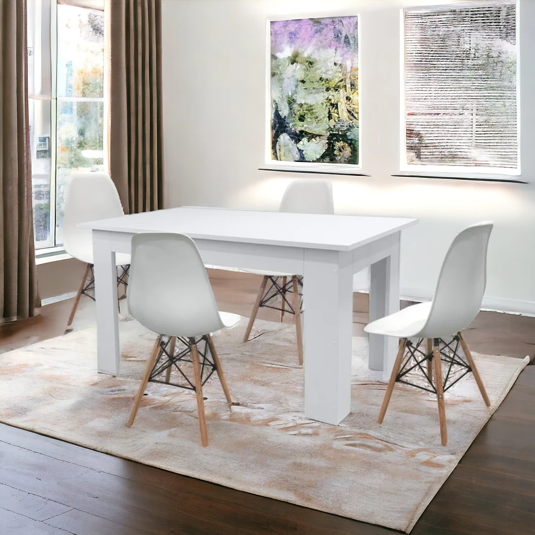 Nordic style dining table and chairs Wooden Dining Table Set