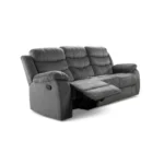 Grey Recliner Sofa - Ideal for Families