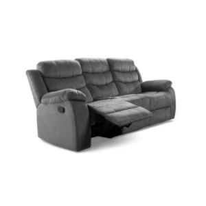 Grey Recliner Sofa - Ideal for Families