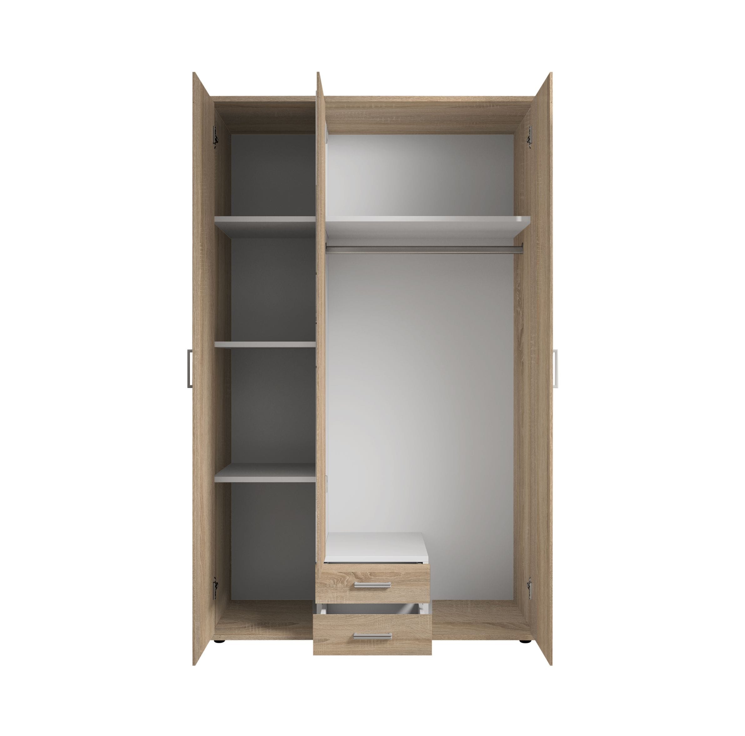 Interior of Oak Wardrobe