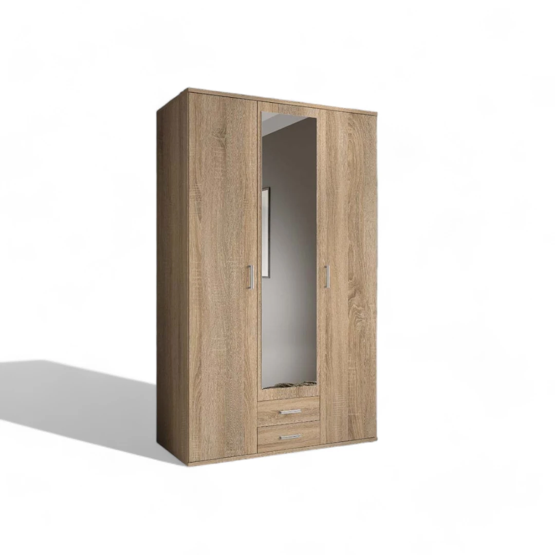 Side View of Oak Wardrobe