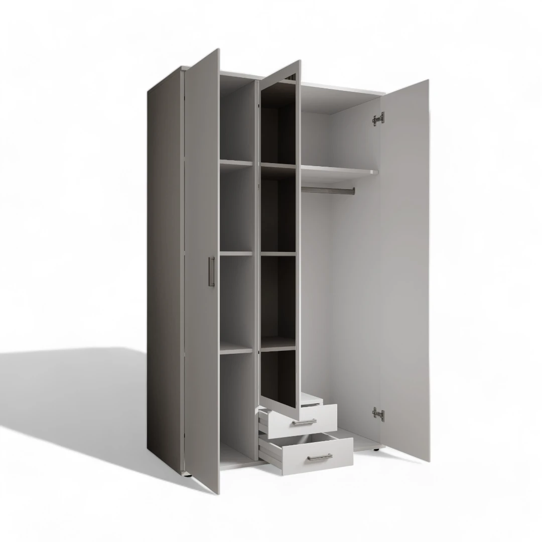 Interior of White Wardrobe
