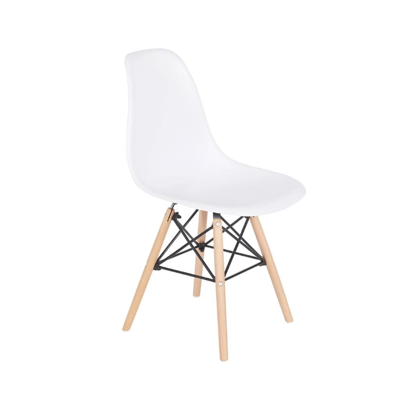 Compact Nordic dining set for family meals and gatherings