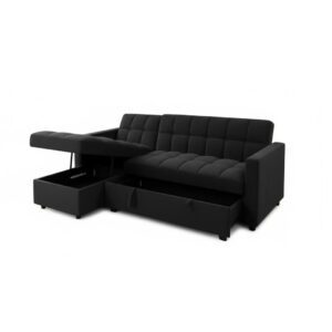 Stylish black sofa bed for Irish living rooms