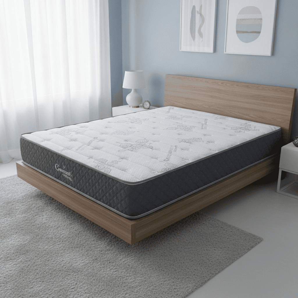 Luxury visco memory foam mattress with breathable comfort layers