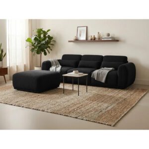 255cm Vinky modular sofa with chaise longue seating