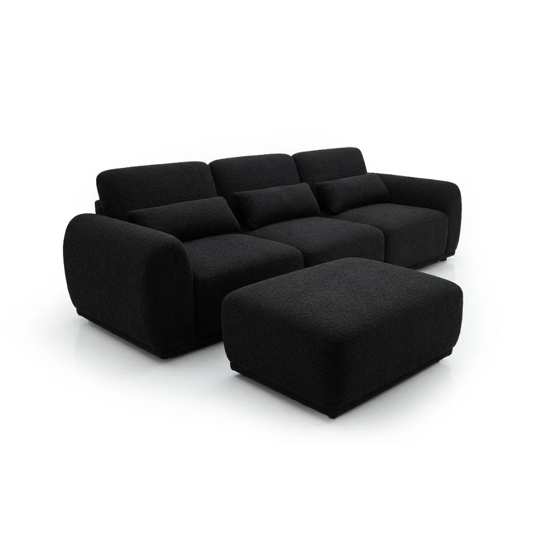 Vinky modular chaise longue sofa 255cm for modern living rooms
