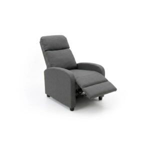 Compact grey recliner chair Ellie suitable for smaller living spaces
