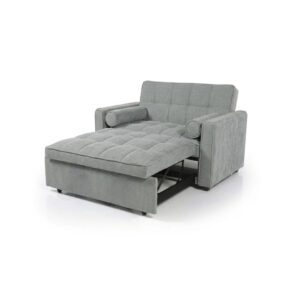 Joan XS grey sofa bed 118cm compact design