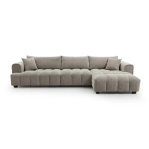 Choco chaise sofa showing 168cm chaise depth